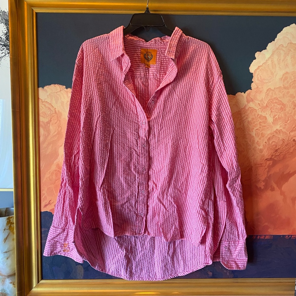 Coniglio Palm Beach Button Down Seersucker